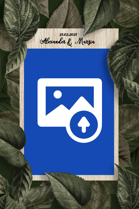 Affiche festivités et événements mains et bouquet de mariage - TenStickers