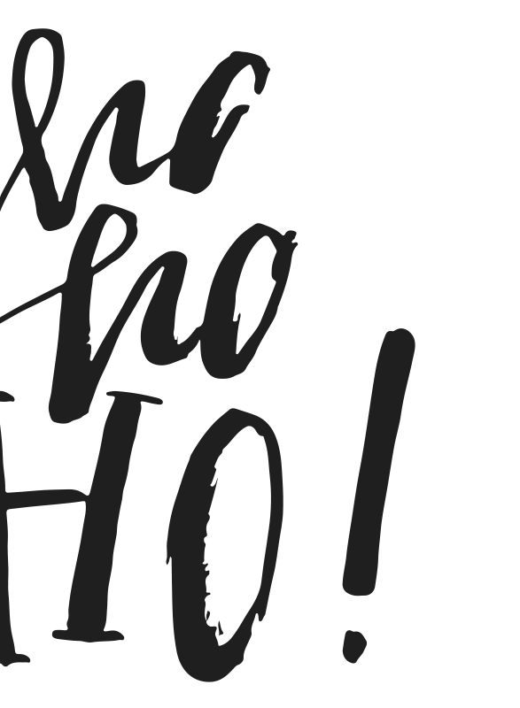 Affiche noël ho ho ho! - TenStickers