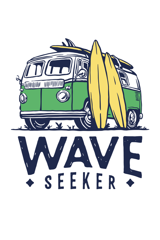 Affiche sport aventure de surf - TenStickers