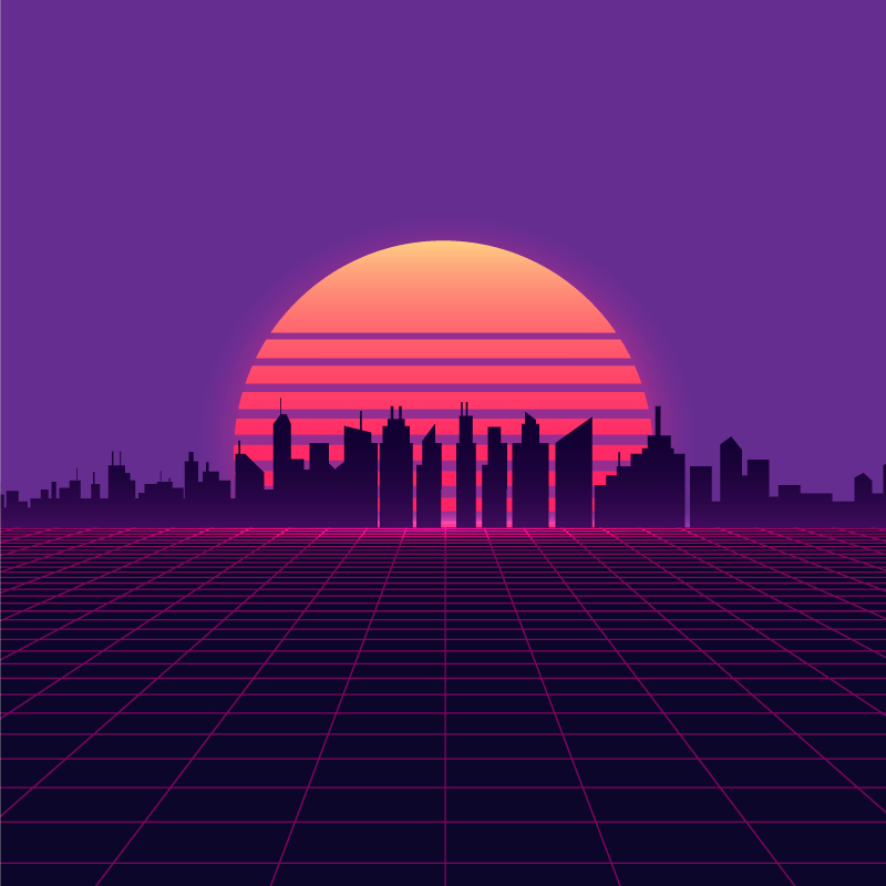 Affiche villes et pays paysage urbain avancé - TenStickers