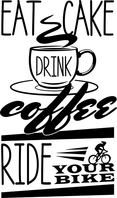 Affiche cyclisme décorative café et cyclisme - TenStickers