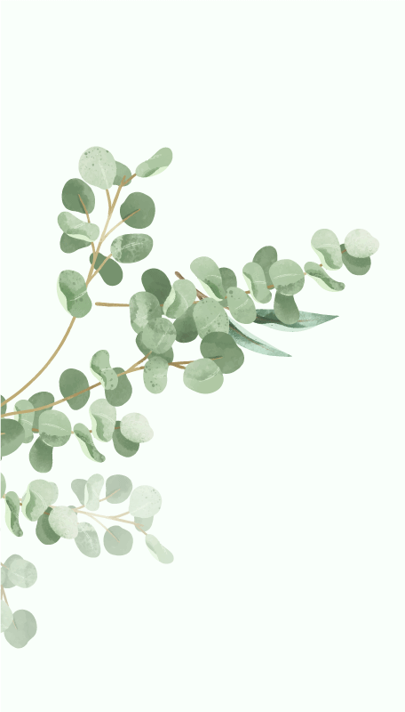 Affiche plantes motif feuilles bohème - TenStickers
