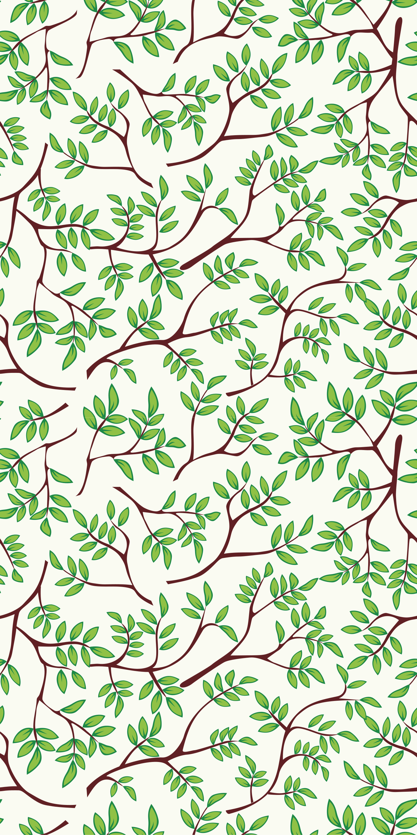 Affiche plantes motif branches fines - TenStickers