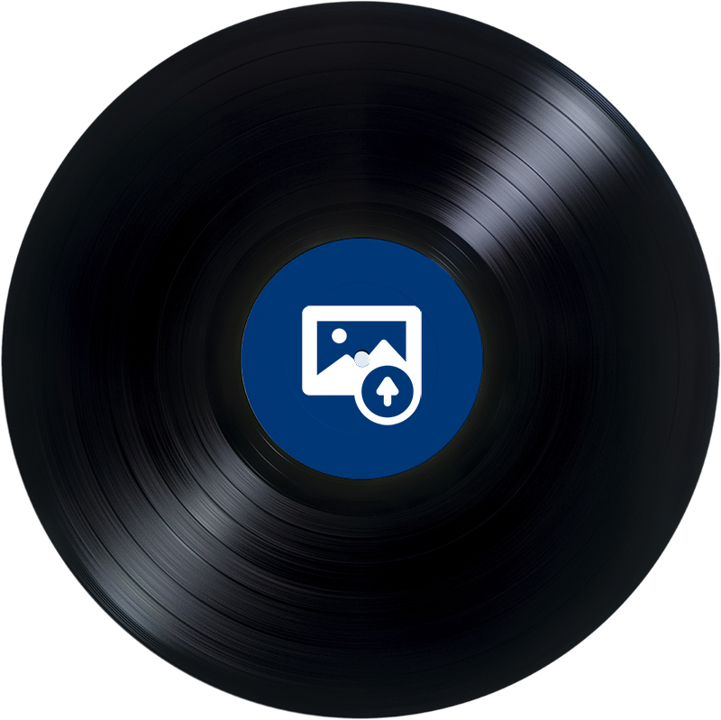 Affiche musique autocollants disques vinyle personnalisés - TenStickers