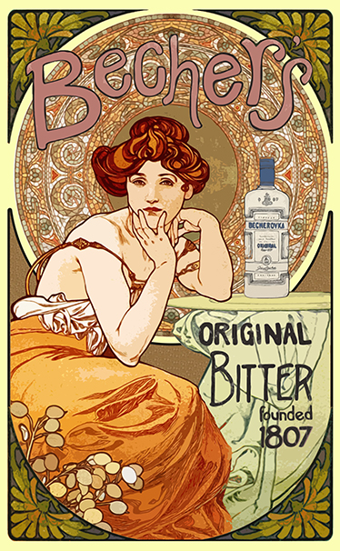 Affiche vintage affiche décorative moderniste - TenStickers