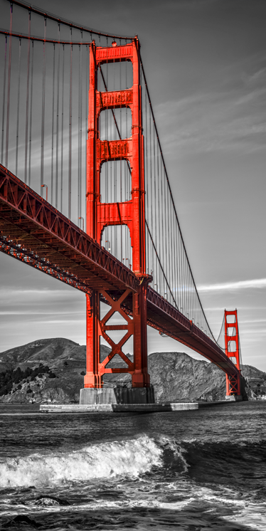 Poster paysage décoration murale golden gate - TenStickers