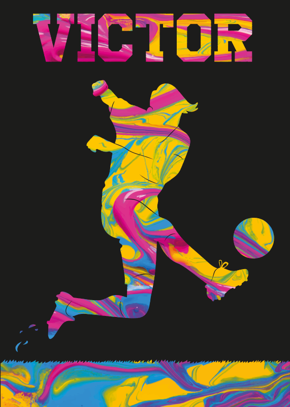 Affiche football pour passionnés de foot - TenStickers