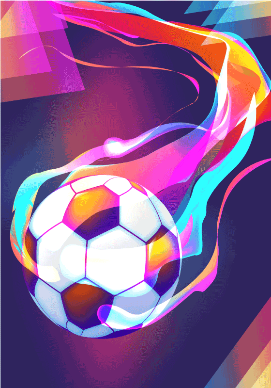 Affiche football et décoration murale voetbal - TenStickers