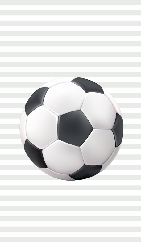 Affiche football ballon noir et blanc - TenStickers