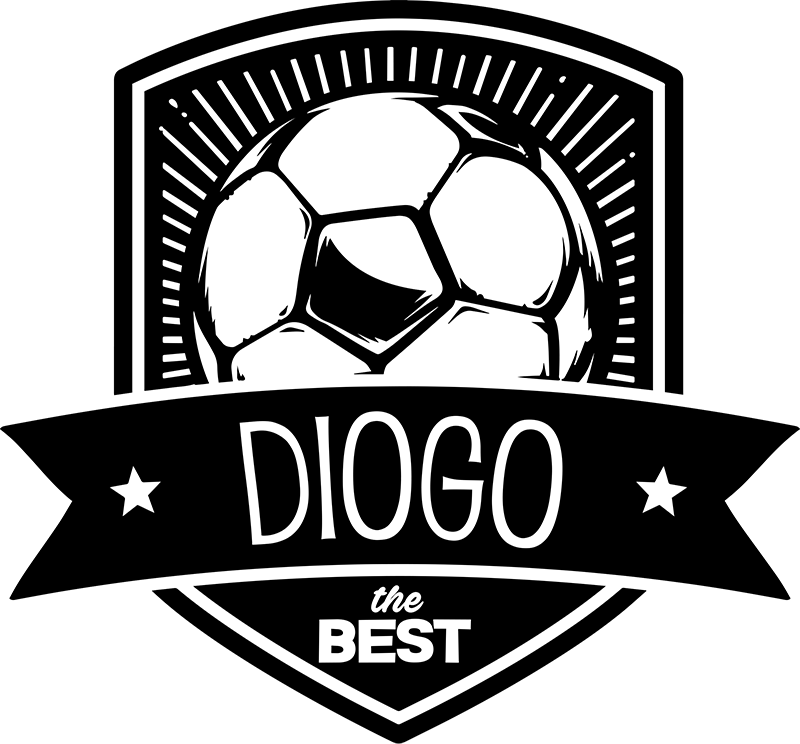 Affiche football écusson personnalisé - TenStickers