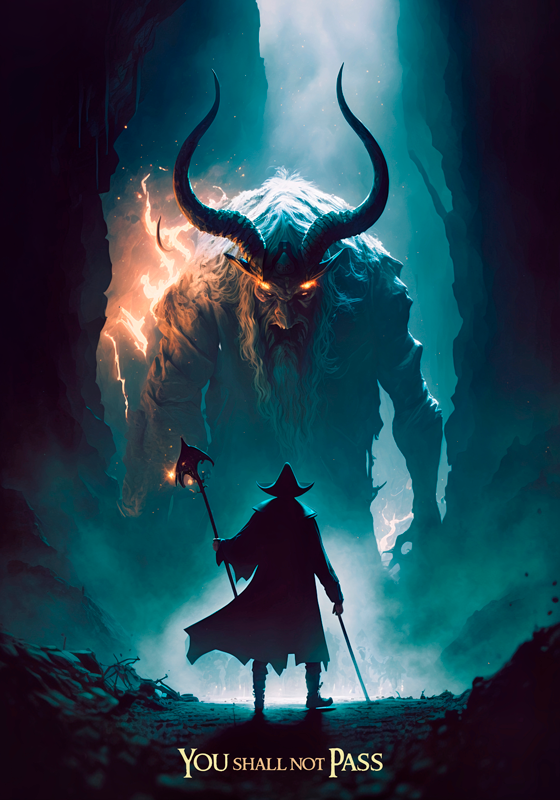 Poster tu ne devrais pas entrer - TenStickers