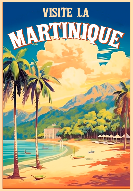 Poster voyage en Martinique - TenStickers
