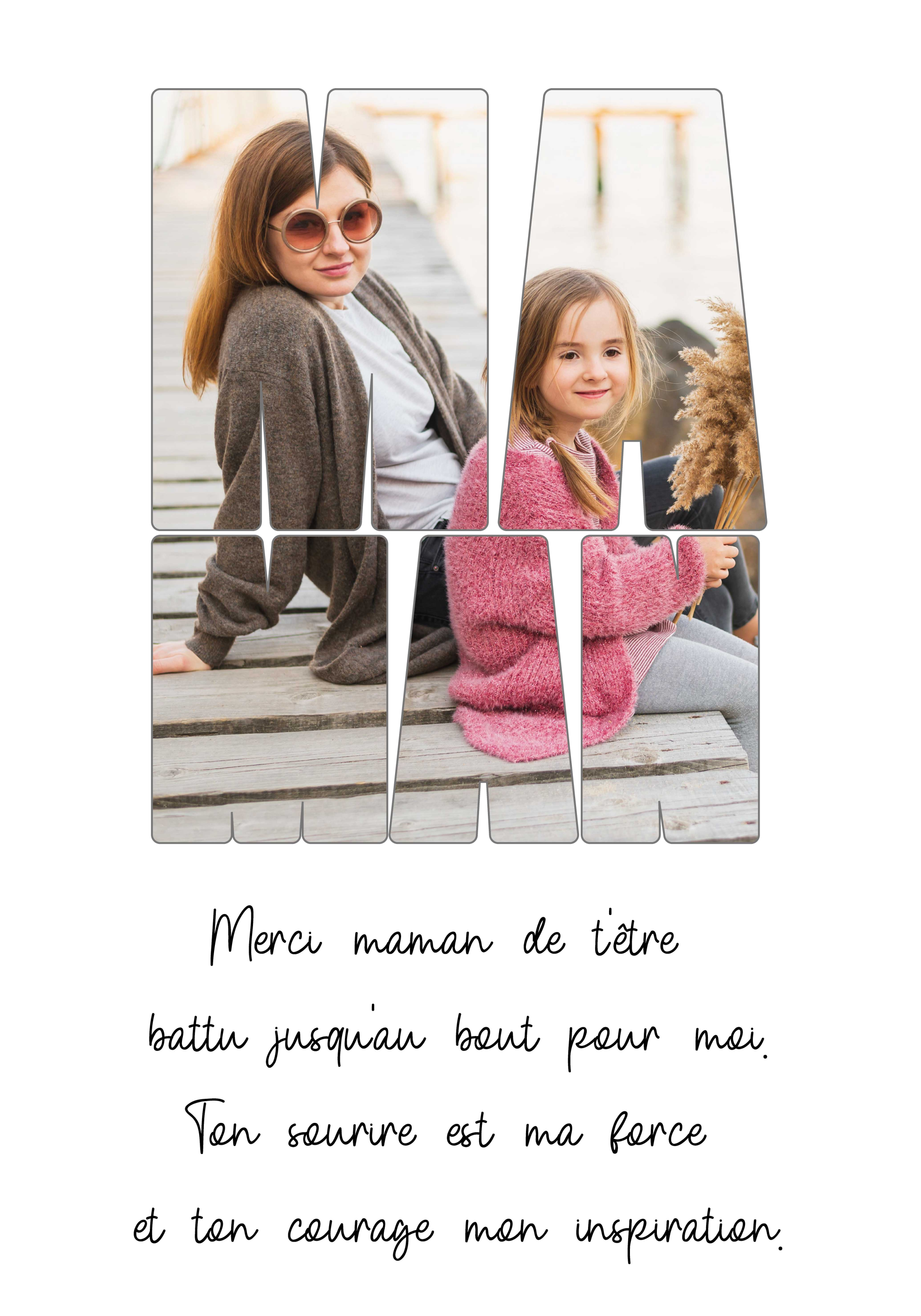 Affiche événement merci maman - TenStickers