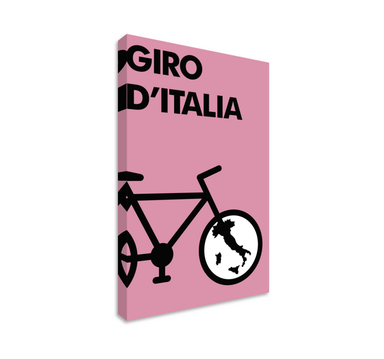 Tableau sports icône giro d'italia - TenStickers