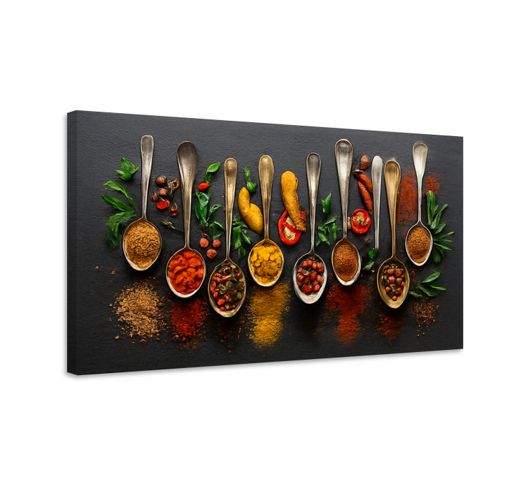 Tableau cuisine épices modernes - TenStickers