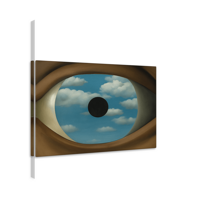 Tableau art le faux miroir - TenStickers