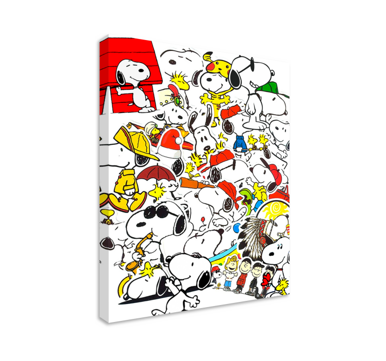 Tableau enfant Caractère snoopy - TenStickers