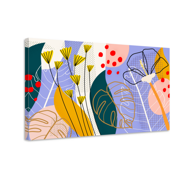 Tableau fleurs et plantes arrangement botanique artistique - TenStickers