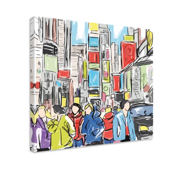 Tableau Personas moderno de nueva york - TenStickers