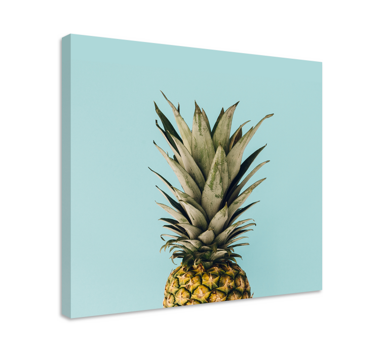 Tableau fruits vue de dessus ananas - TenStickers