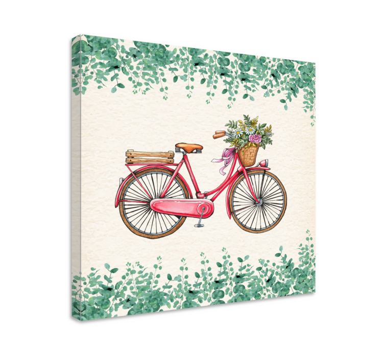Tableau Vélo vintage rustique - TenStickers