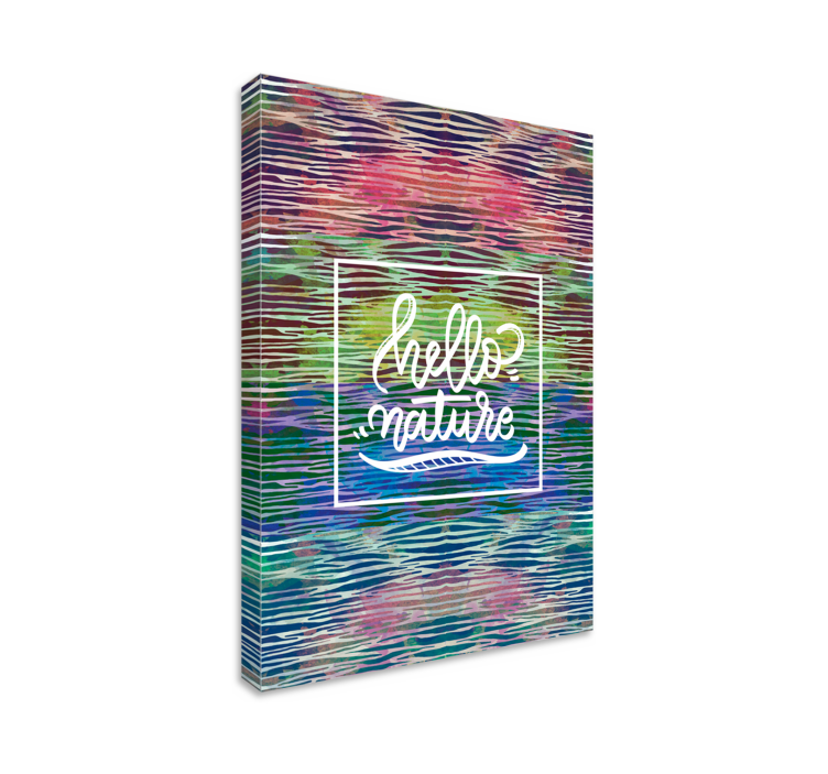 Tableau citation bonjour nature - TenStickers