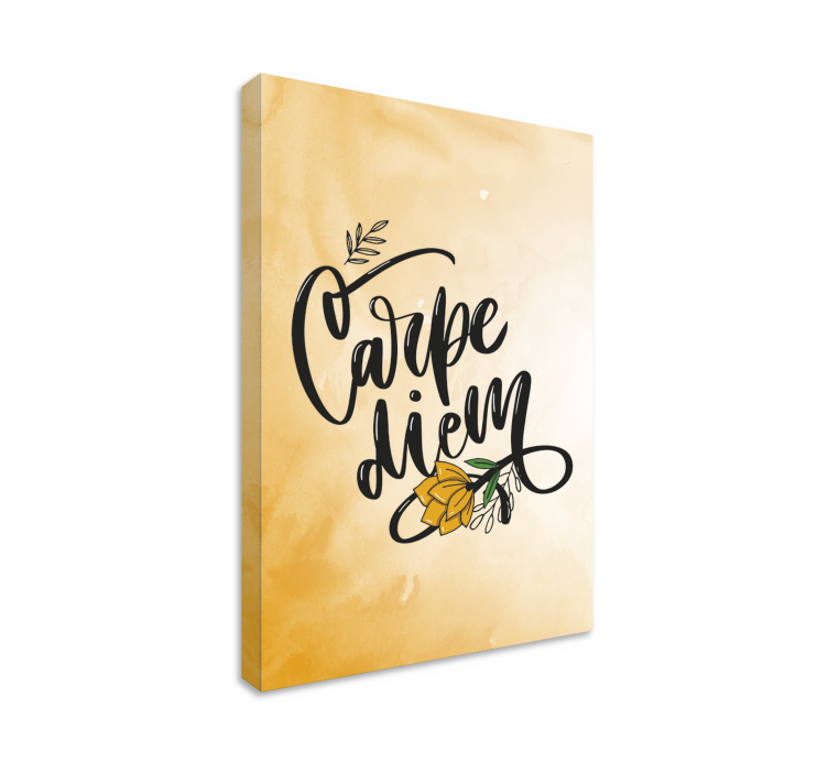 Tableau avec le texte Carpe diem - TenStickers
