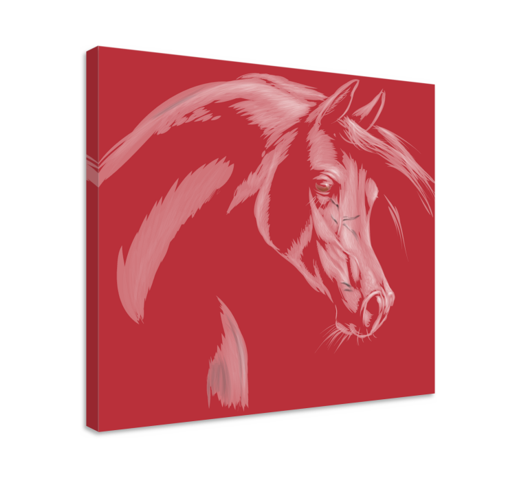 Tableau chevaux portrait de cheval élégant - TenStickers