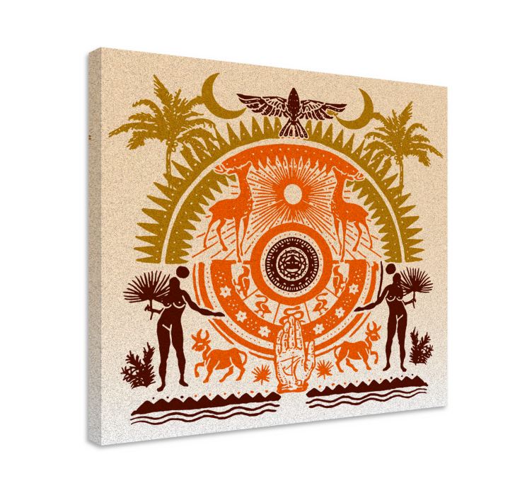 Tableau bouddha paysage spirituel naturel - TenStickers