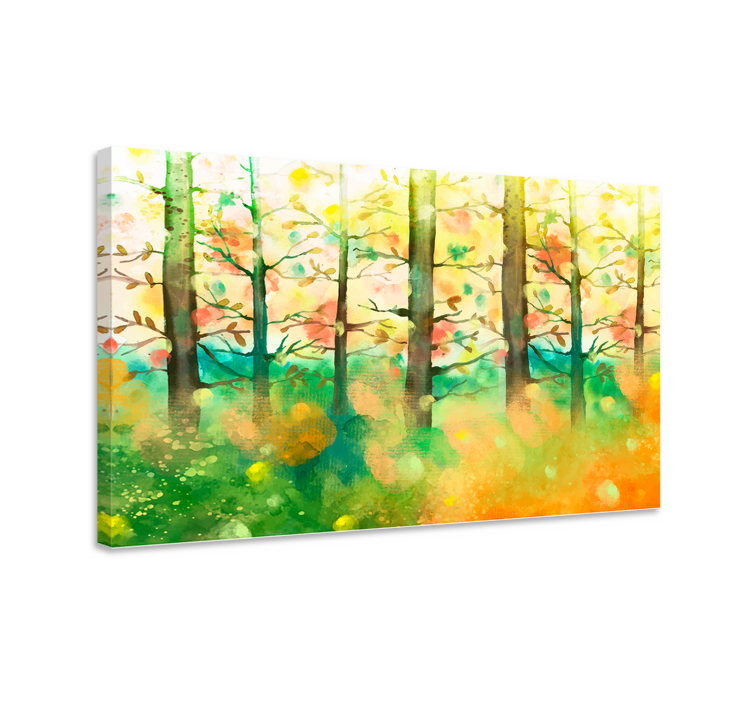 Tableau arbre de vie Arbre multicolore - TenStickers