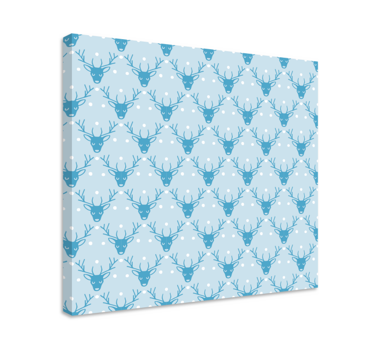 Tableau cerfs motif de cerf d'hiver - TenStickers