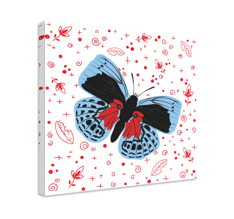 Tableau papillons design éclatant de papillons - TenStickers