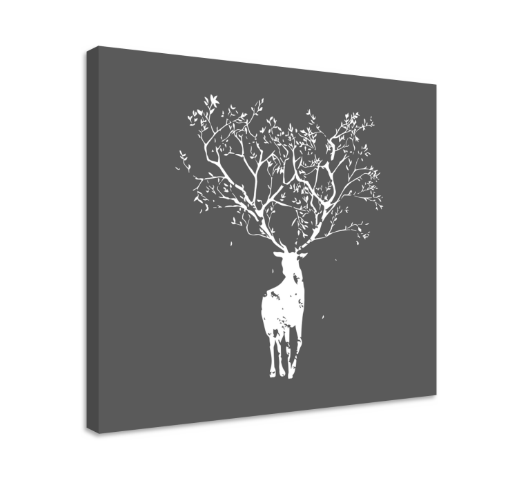 Tableau cerf Cerf d'arbre - TenStickers