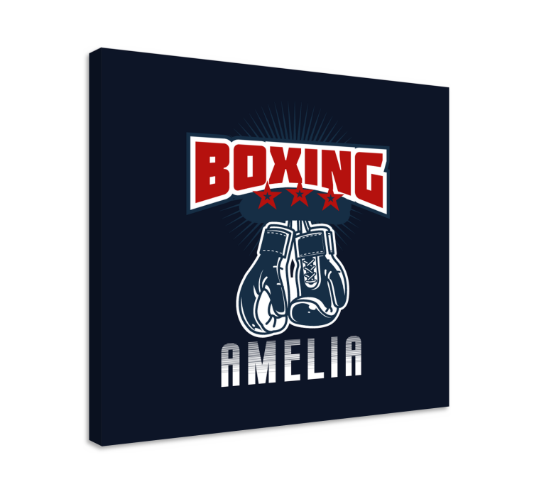 Tableau sports gant de boxe Émblem - TenStickers