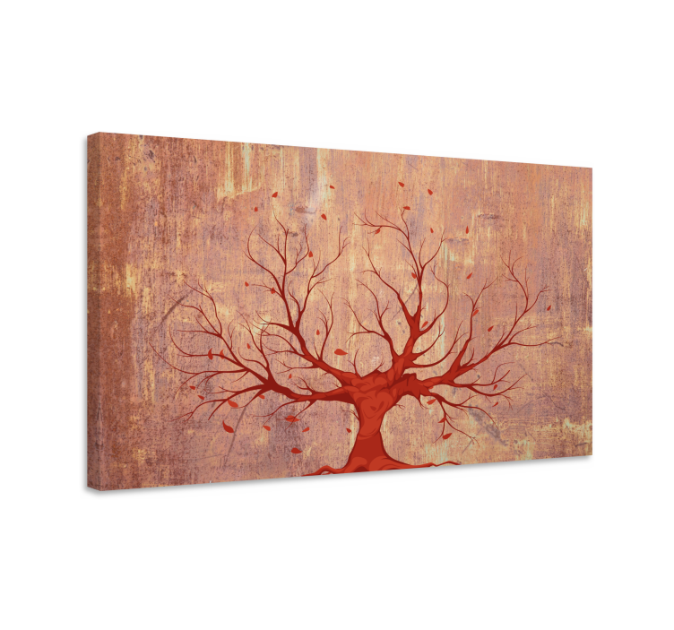 Tableau arbres arbre sans feuilles automnal - TenStickers