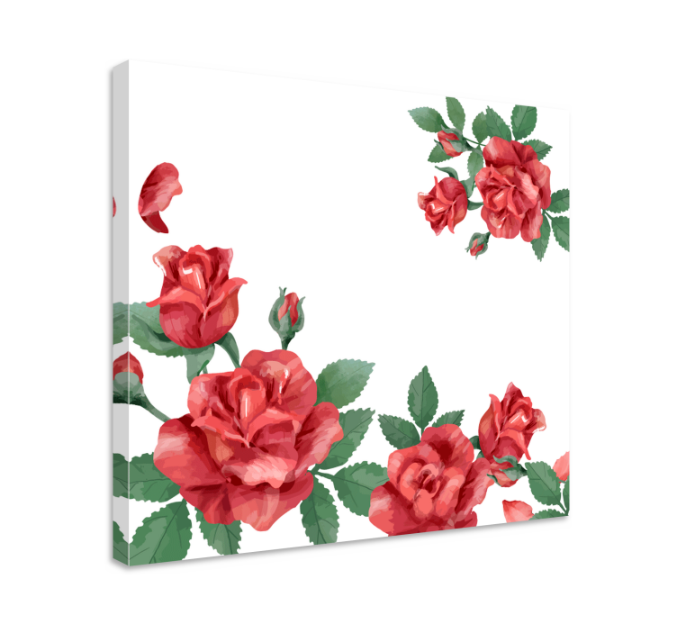 Tableau fleurs et plantes roses en fleurs - TenStickers