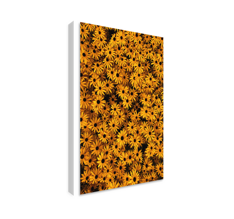Tableau fleurs et plantes flore jaune vibrante - TenStickers