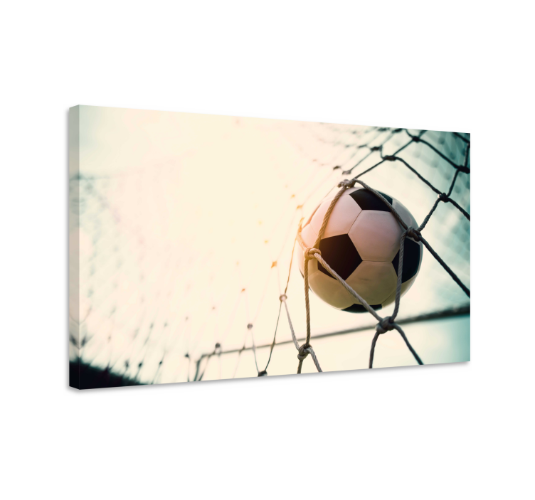 Tableau sports but de ballon de football - TenStickers