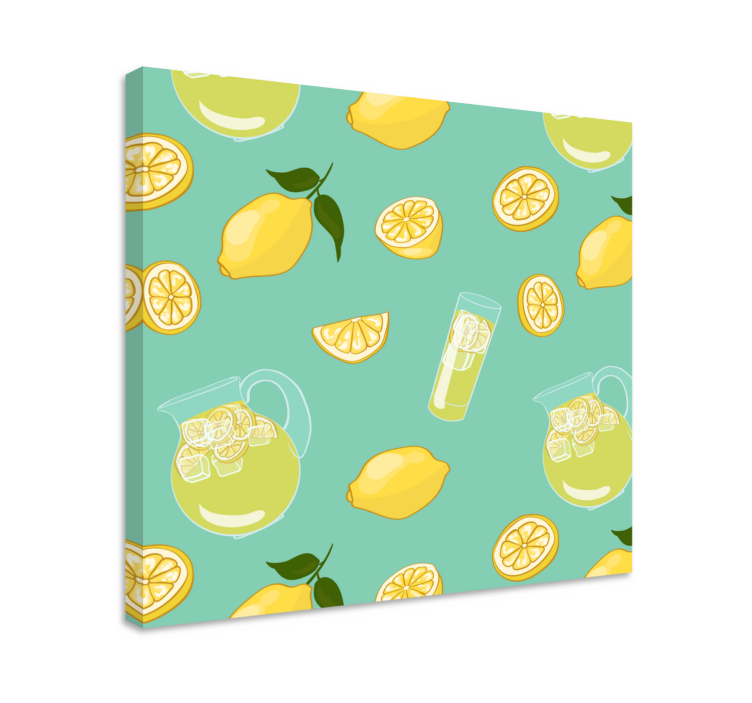 Tableau fruits image de limonade rafraîchissante - TenStickers
