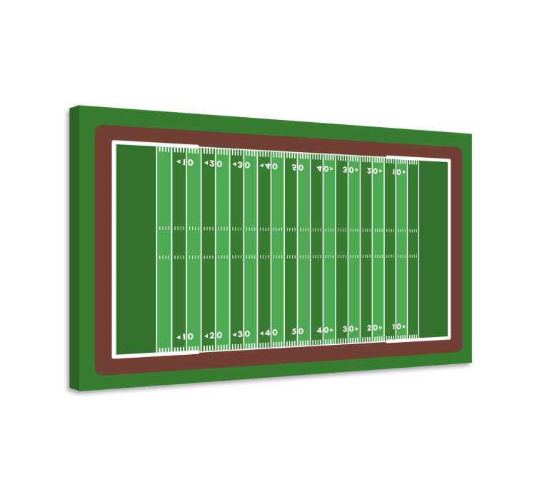 Tableau sports terrain de football - TenStickers