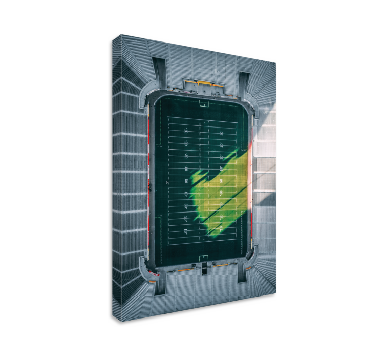 Tableau sports vue aérienne du stade - TenStickers