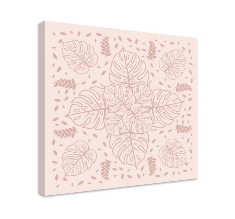 Tableau plantes motif botanique de monstera - TenStickers