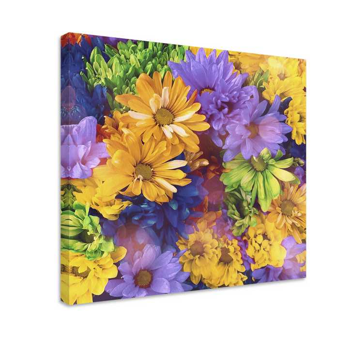 Tableau fleurs et plantes arrangement floral coloré - TenStickers