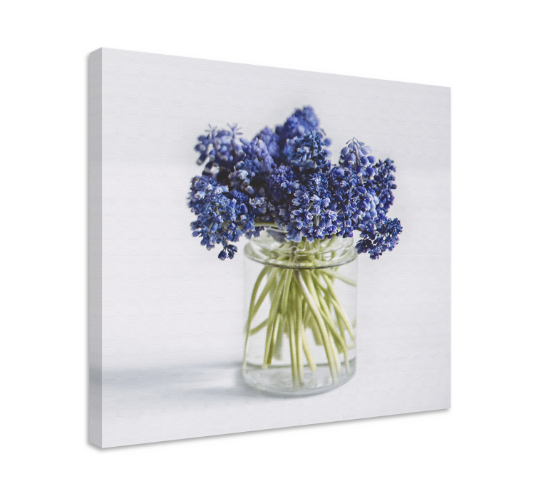 Tableau fleurs et plantes bouquet de fleurs bleues - TenStickers