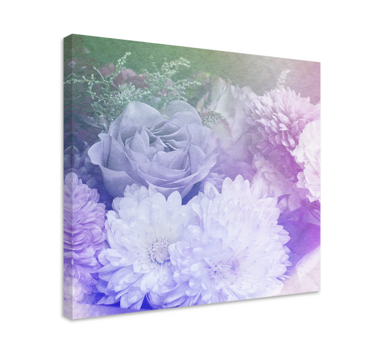 Tableau fleurs et plantes composition florale douce - TenStickers
