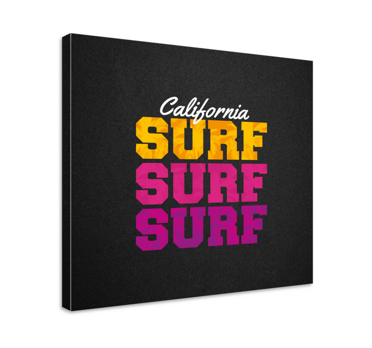 Tableau sports style de surf californien - TenStickers