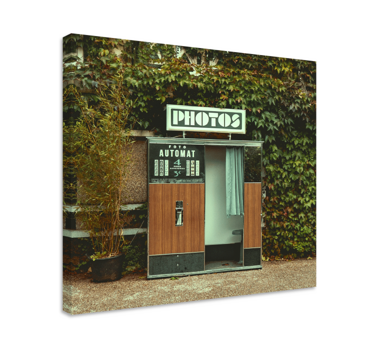 Cadre jeux vidéo photomaton vintage - TenStickers