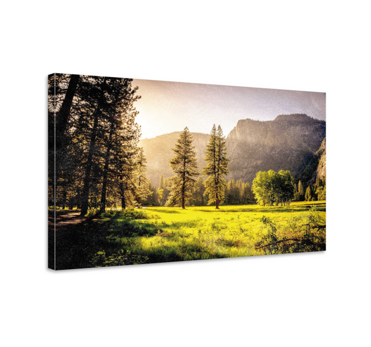 Tableau paysage montagnes majestueuses - TenStickers