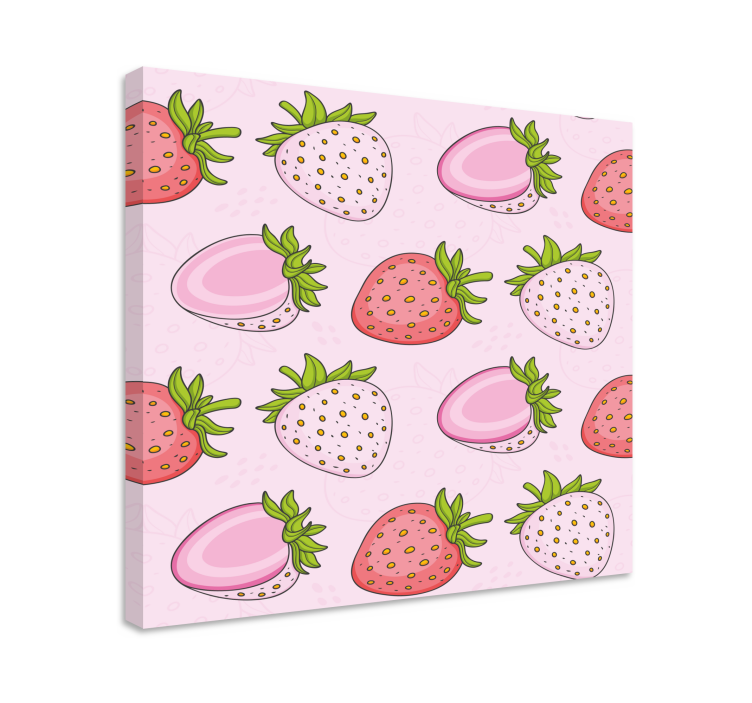 Tableau fruits délice de fraise - TenStickers