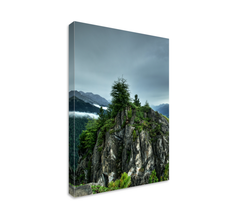 Tableau paysage sommet de montagne - TenStickers